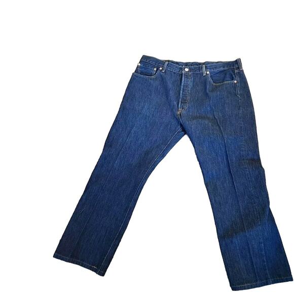 Levis 501XX Jeans Men's Size 39 x 27 Blue Denim Straight Leg Button Fly Western - Picture 3 of 8
